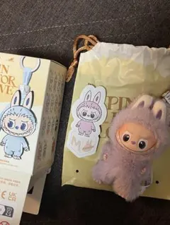 新品正規品 ラブブ ぬいぐるみ イニシャル PIN FOR LOVE M m