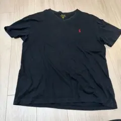 Polo Ralph Lauren Vネック Tシャツ ブラック M