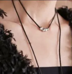 ネックレス　チョーカー　ブラック　アクセサリー