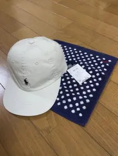 希少／POLO by RALPH LAURENキッズロゴキャップ／タグ付き未使用