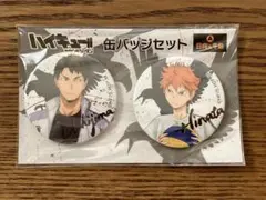 公*o様 ハイキュー‼︎ セカンドシーズン 缶バッジセット　日向＆牛島