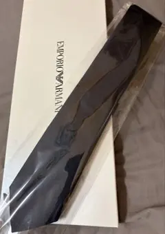 EMPORIO ARMANI エンポリオ アルマーニ ネクタイ ピュアシルク 黒