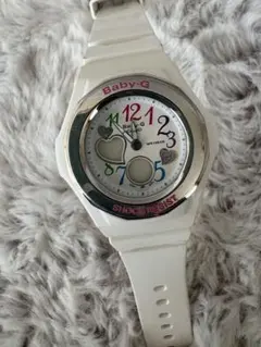 カシオ　CASIO　Baby-G ベビージー　デジアナ　ホワイト　BGA-101