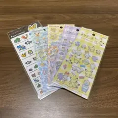 【正規品】ポケモン ポケピース ドット シール ステッカー 5点セットのサムネイル
