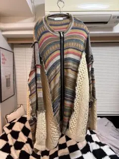MARKS & SPENCER リメイク ストライプニットセーターのサムネイル