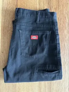 C798 Dickies ディッキーズ w34BK ワークパンツ　ブラックのサムネイル