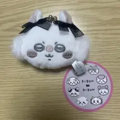 ちいかわ　ミニがまぐち　リボン　モモンガ
