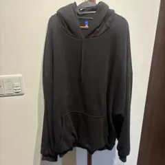 YEEZY GAPスウェットフーディー プルオーバーパーカー ブラック