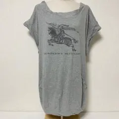 BURBERRY バーバリー オーバーサイズ トップス ロゴ 38 チュニック