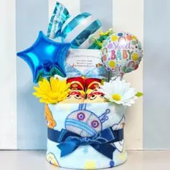 ☆出産祝いに大人気！アンパンマン豪華おむつケーキ 男の子