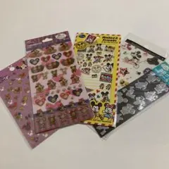ディズニー キャラクター シール　ミッキー　ミニー　使いかけ　まとめ売り