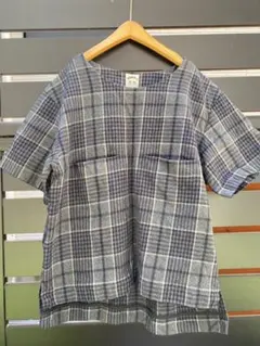SUNSEA チェック 半袖シャツ サンシーのサムネイル