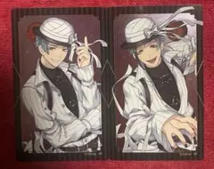 ツイステ　メタルクリアカード　Halloween フロイド　ジェイド