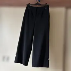 ブラック ワイドパンツ