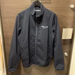 ビームスゴルフ　パープルレーベル　ジップアップ　ブルゾン　ネイビー　Lサイズ