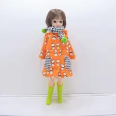 リカちゃん服「子猫ちゃんコート」ハンドメイド