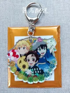 ニジゲンノモリ×鬼滅の刃　ネオンアクリルキーホルダー(ペア)