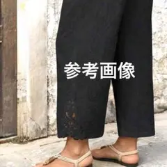 【新品未使用】 大きいサイズ 裾レース パンツのサムネイル