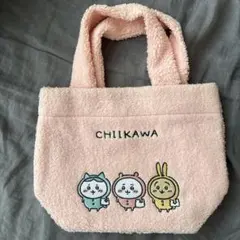 【台湾限定品】ちいかわ ハチワレ うさぎ もこもこトートバッグ 海外のサムネイル
