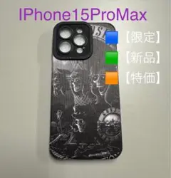 iPhone15promax スマホケース カバー ソフトケース ドクロ スカル