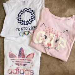 Tシャツ adidas 2020 オリンピック ピンク　GAP 3着　セットのサムネイル