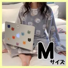パジャマ ルームウェア レディース Ｍ モコモコ ゆったり 部屋着 キャラクター
