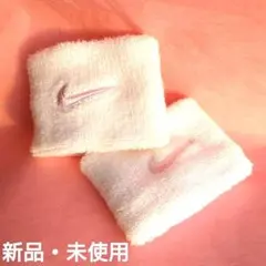 Nike ホワイト リストバンド 2個セット　ピンク