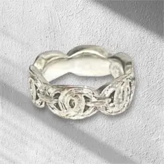 ヴィンテージシャネル CHANEL ココマーク リング シルバーのサムネイル