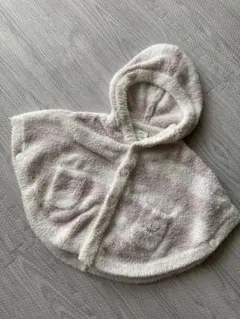 ジェラートピケ　モコモコポンチョ　70〜80cm