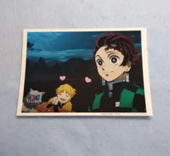 鬼滅の刃　場面写ブロマイド　くじ　立志編　竈門炭治郎　我妻善逸　嘴平伊之助　①