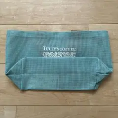 TULLY'S COFFEE タリーズ コーヒー メッシュトートバッグ 水色