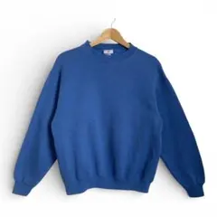 メキシコ製 PRO SPIRIT トレーナー 無地 水色 裏起毛 M 古着