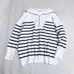 未使用品　コラージュガリャルダガランテ　ハーフジッププルオーバー ニット　洗える