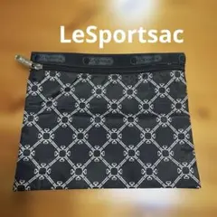 LeSportsac ポーチ 黒×ピンク レスポートサックのサムネイル