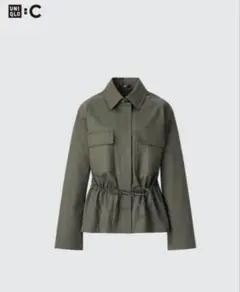UNIQLO コットンブレンドドローストリングジャケット