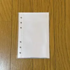 大容量 10枚 A6 6穴 リフィル ポケットタイプ シール帳 バインダー