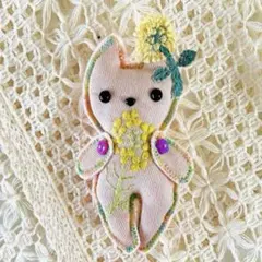 おしゃれキャット♪ ハンドメイドブローチ