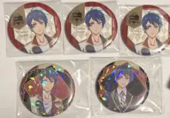 ツイステ アニメーション 箔押し缶バッジ ホログラム缶バッジ デュース