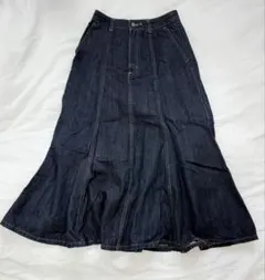 GU デニム フレア マーメイドスカート