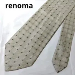 セール✨️美品　renoma　イタリア製　ネクタイ　ビジネス　結婚式　チェックのサムネイル