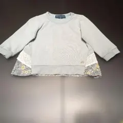 Little by s.t.closet 水色 トレーナー 80