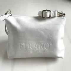 新品未使用　FIRANO ホワイト ショルダーバッグ