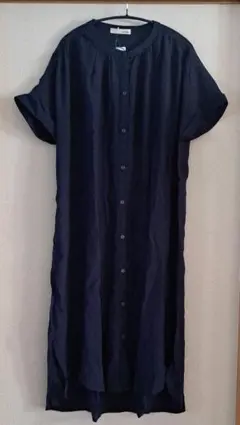 SHOO・LA・RUE ネイビー シャツワンピース Lサイズ