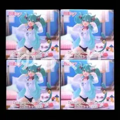 初音ミク Desktop Cute フィギュア 猫耳Tシャツver. 4個