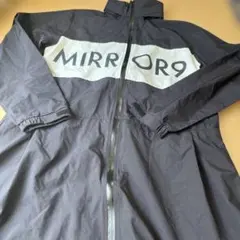 MIRROR9 ミラーナイン レインウェア ゴルフ コート ナイロン　L フード