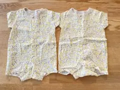 イエロー系ロンパース