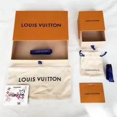 ルイヴィトン 空き箱 空箱 保存袋 リボン メッセージカード セット 紙袋つき