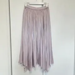 fonce 桜ピンク　プリーツロングスカート38サイズのサムネイル