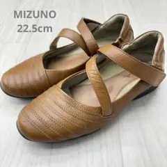 ■ MIZUNO ミズノ レザー ウォーキング シューズ ベルクロ 22.5cm