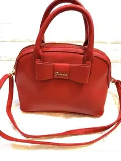 Feroux 2way ショルダーバッグ レッド リボンのサムネイル
